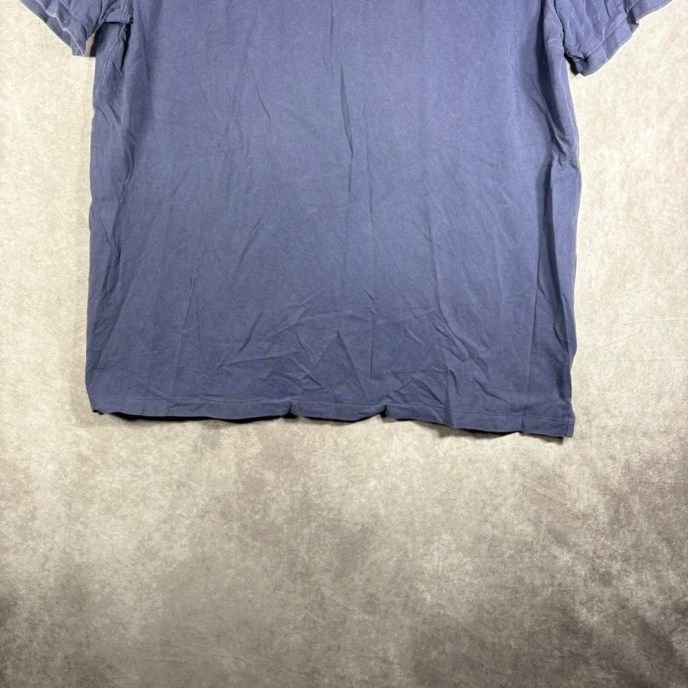 Polo Ralph Lauren Henley Men XL Blue Featherweight Mesh Short Sleeve Casual Pony